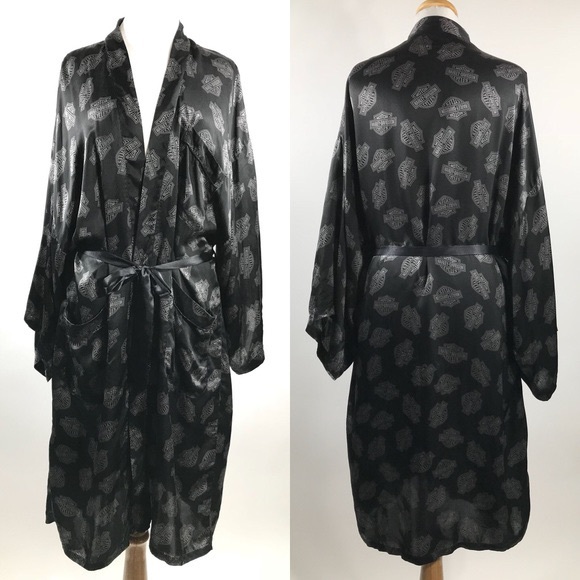 harley davidson mens bath robe